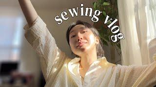 doing all my sewing chores | a productive sewing vlog