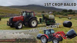 New tractor at Shaw paddock !!!?? 1st crop BALED