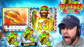 MOST DEGENERATE $100,000+ SESSION on the *NEW* BIG BASS CHRISTMAS BASH!! (Bonus Buys)