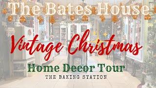 Vintage Christmas Decor Home Tour Baking Station December 2024