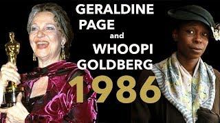 Geraldine Page Wins an Oscar, The Color Purple Doesn't