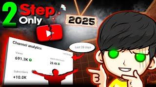 How to Grow Your YOUTUBE CHANNEL in 2025!! ( 100% GUARANTEED )