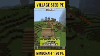 BEST VILLAGE SEED IN MINECRAFT || MINECRAFT VILLAGE SEED || BEST 1.19 & 1.20 BEDROCK & PE SEED ||