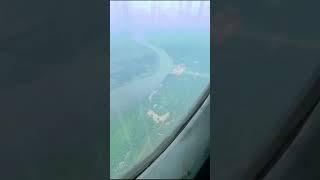 #youtubeshort Aerial view of TAJ MAHAL from indigo flight|rare clip of taj mahal|