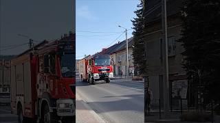 Alarmowo 22 z JRG Sucha Beskidzka do pożaru sadzy