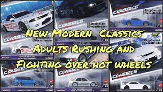 Sad day Adults Rushing and Fighting over Hot Wheels, New Hot Wheels Modern Classics is the Best one