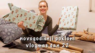 kupovina i pakovanje novogodisnjih poklona | sta sam kupila | vlogmas dan 22