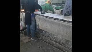 کار کردن بانوان در کارخانه سنگبری #سنگبری #سنگ #بانوان #ایران