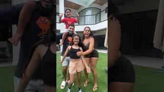 Family does viral TikTok trend with adopted daughter #shorts
