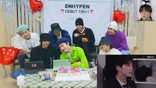 210310 enhypen vlive | reacting to profile shoot behind (ENG SUB)