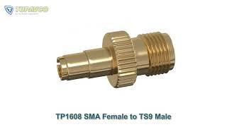 Tupavco TP1608 SMA Female to TS9 Adapter (Pack of 2)