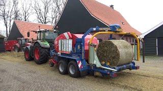 Mixing and baling special livestock feed