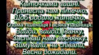 Українська веснянка Вийди, вийди, Іванку плюс з текстом