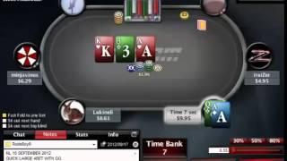 3бет пот, агрессия, AQo 2