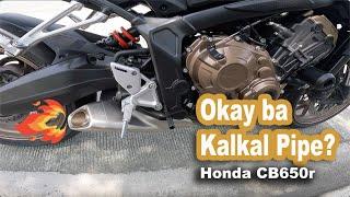 Kalkal Pipe after a Month Review | Honda CB650R | Rev Sound Test