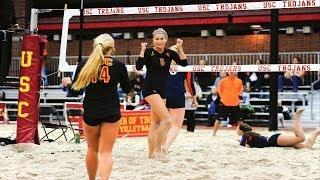 Trojan Spotlight - Kirby Burnham & Sara Hughes - Sand Volleyball