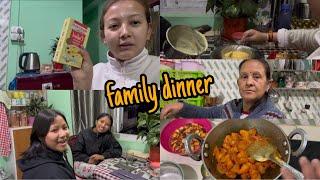 New year family dinner 2024| mom cooked Spicy Aludum