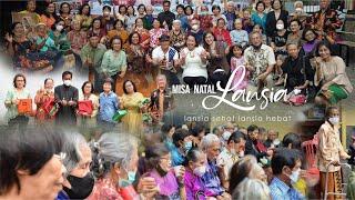 Misa Natal Lansia Paroki St. Albertus de Trapani Malang | Minggu, 01 Januari 2023