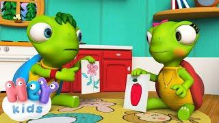 Familie Schildpad  Peuterliedjes Nederlands - HeyKids tekenfilms