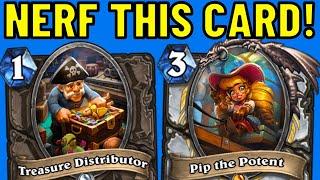 The Most POWERFUL 1 Mana Minion EVER! Treasure Distributor OTK!