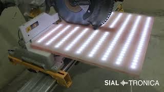 Corte extremo de la placa para RetrolightSystem® /Deep cut of the LED plate from RetrolightSystem®