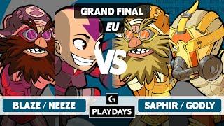 Blaze & Neeze vs Godly & Saphir - GRAND FINAL - Logitech G PLAYDAYS x Brawlhalla