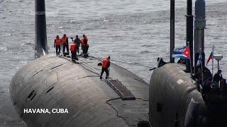 Russian fleet including nuclear submarine leave Cuba