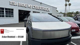 Tesla Service BROKE my Cybertruck! Post-delivery ISSUES...