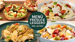 FRESH AND LIGHT MENU FOR SUMMER Easy Recipes - Homemade by Benedetta