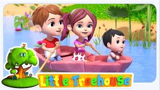 Row, Row, Row Your Boat | Nursery rhymes & Kids songs | Little Treehouse