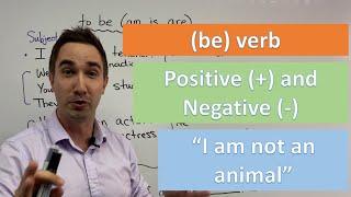 The verb, "to be" (am, is, are) - Positive and Negative Forms