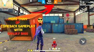 Just Impossible Comeback Gameplay With Sanjay Bhai || Free Fire max