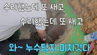 249회.  4개월동안 못 잡은누수 1시간만에 해결하는 방법 (화성누수현장)