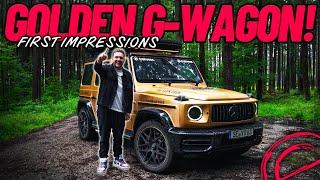 First drive in our gold G63 AMG!