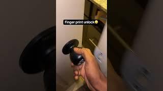 Secure your snacks with a fingerprint lock