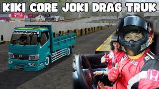 KIKI CORE IKUT DRAG TRUK PERTAMA KALINYA JADI JOKI DRAG - BUSSID