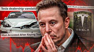 Anti-Tesla Protestors Are Getting Arrested.