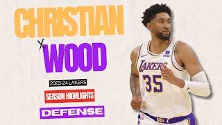 Christian Wood DEFENSE 2023-24 Lakers Highlights