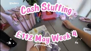 Cash Stuffing £112 May Week 4 | Low Income | At Home With Mercedes