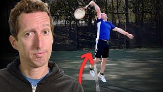 BAD timing is killing your serve! (tennis lesson)