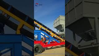 90M3/H Large Capacity Mobile Concrete Batching Plant Show