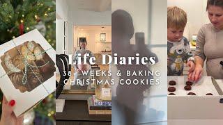 Life Diaries: 38 Weeks Pregnant & Baking Christmas Cookies | Milabu