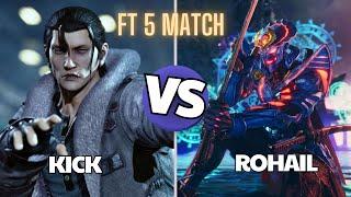 Tekken 8 - Kick (Dragunov) vs Rohail (Yoshimitsu) - FT5