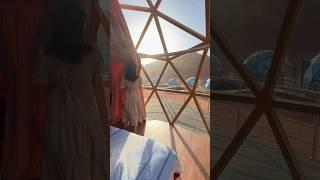 Waking up in Mars  #wadirum #jordan #shorts #short #aicha #glamping #dessert #redsand #unique