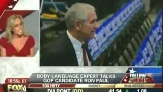 Body language expert analyzes Ron Paul   as  genuine