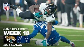 Jacksonville Jaguars vs. Indianapolis Colts Game Highlights | NFL 2024 Season Week 18