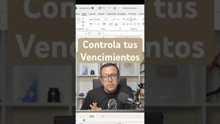 Así puedes tener un control de tus fechas de vencimiento en Excel.