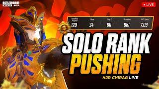 DAY 2 PLATINUM TO SOLO CONQUEROR RANK PUSH | NEW BGMI 3.8 | ATTACK ON TITAN UPDATE