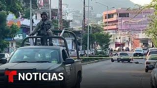 Refuerzan seguridad en Acapulco con drones y elementos de la Guardia Nacional | Noticias Telemundo