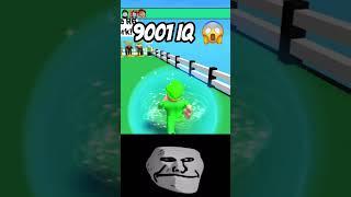 Roblox 9001 IQ Moment (Troll Face Meme) #shorts